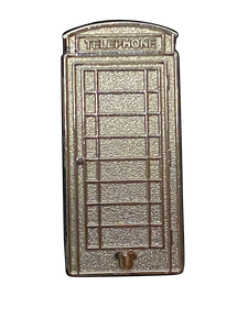3809 ENGLISH PHONE BOOTH SILVER 14 2 085616