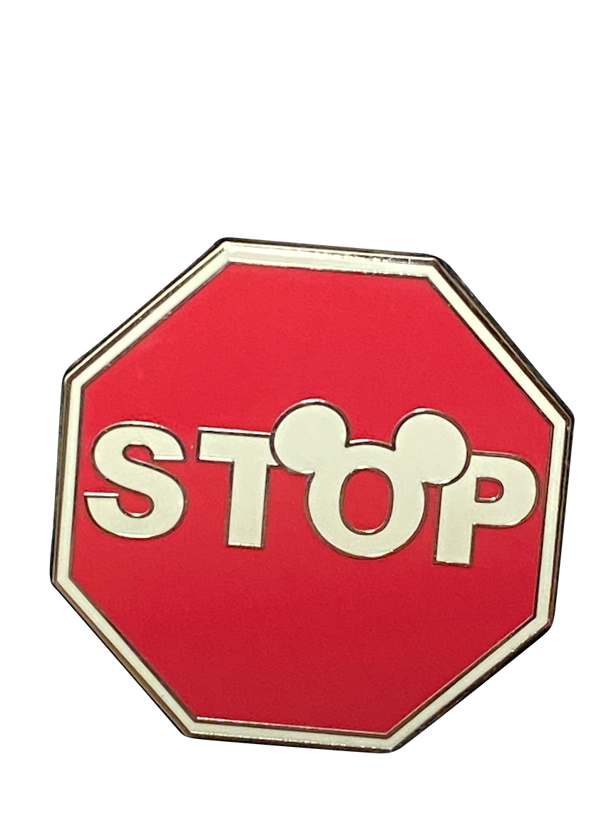 3318 STOP SIGN- MICKEY ICON 14 8 074896