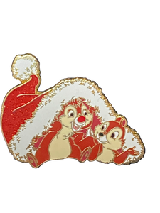 CHIP AND DALE UNDER SANTA HAT 14 9 050229