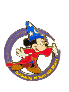 MICKEY 75 ANNUAL PASSHOLDER PURPLE 15 4 L3 2000 027823