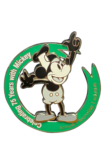 MICKEY 75 ANNUAL PASSHOLDER GREEN 15 4 L3 2000 030801