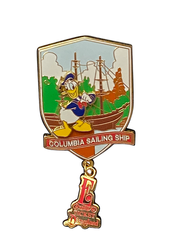 2526 E TICKET COLUMBIA SAILING SHIP 16 1 048742