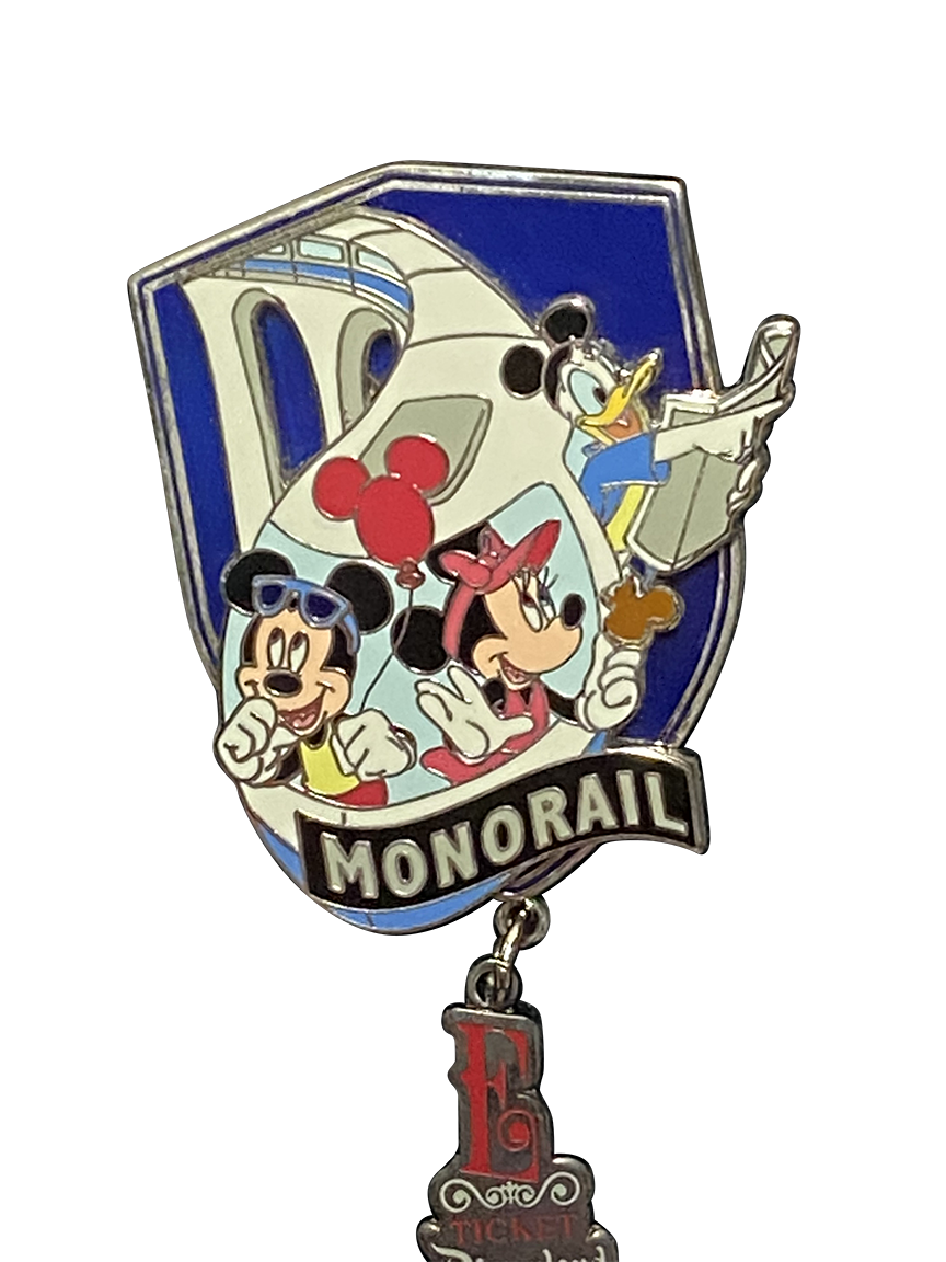 2529 E TICKET MONORAIL 16 2 PASSHOLDER LE 1500 029632