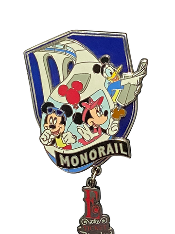 2529 E TICKET MONORAIL 16 2 PASSHOLDER LE 1500 029632