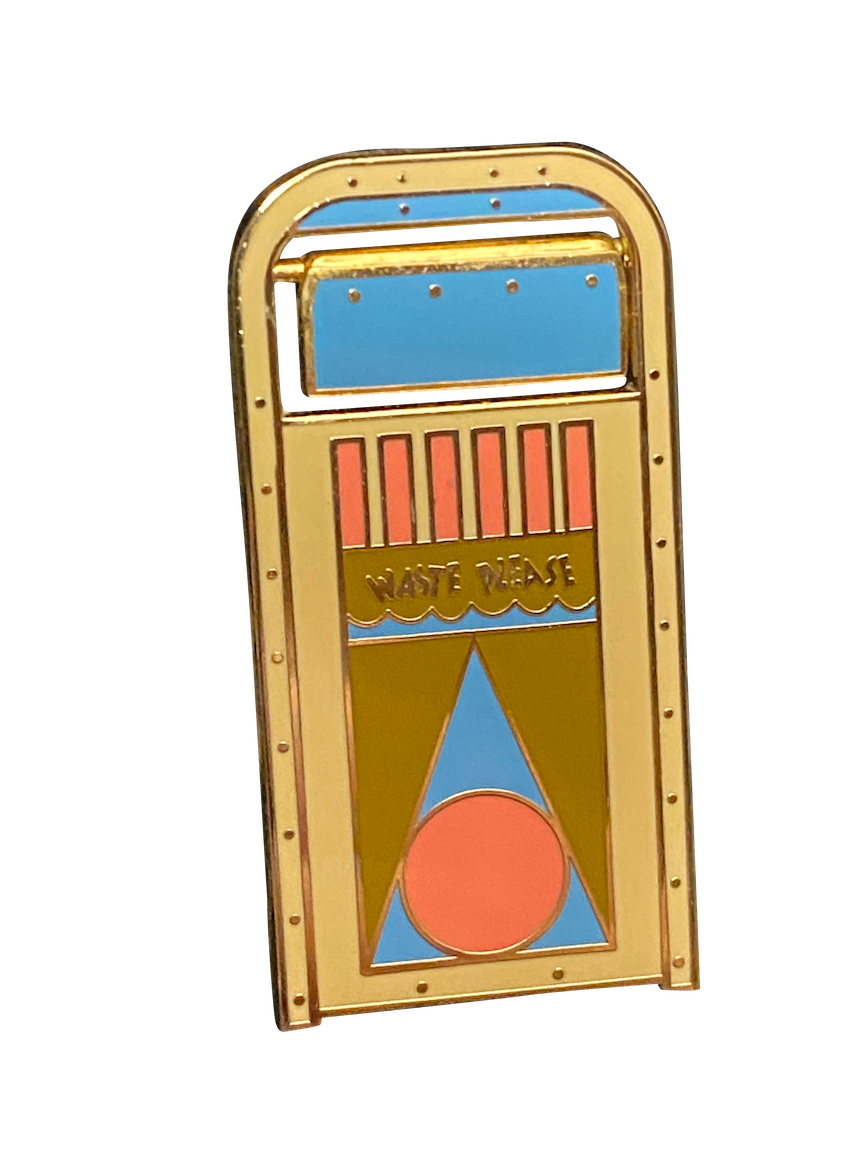 3206 TRASH CAN ITS A SMALL WORLD 16 5 006524