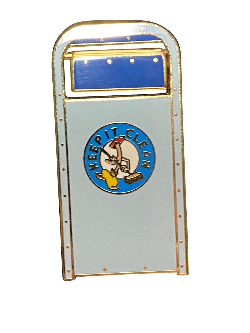 3207 TRASH CAN TOON TOWN 16 5 006566
