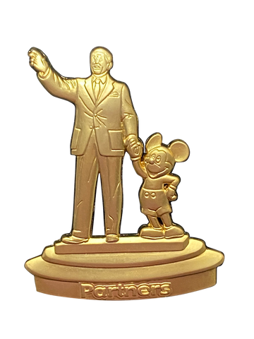 WALT AND MICKEY PARTNERS GOLD 16 7 LE 500 TOKYO 049192