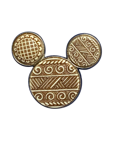 MICKEY ICON TEXTURED BUTTONS 17 2 080105