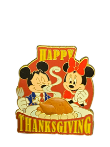 HAPPY THANKSGIVING MICKEY SMELLING TURKEY 17 5 065999